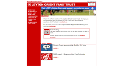 Desktop Screenshot of leytonorientfanstrust.com