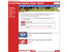 Tablet Screenshot of leytonorientfanstrust.com